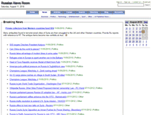 Tablet Screenshot of news.russiannewsroom.com